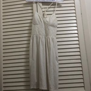 American Eagle Off white floral summer dress
